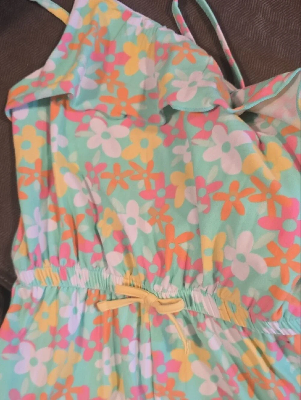 Cynthia Rowley Kids Set 4-Pieces Mix: Mint Floral, Navy Pattern, White & Gray